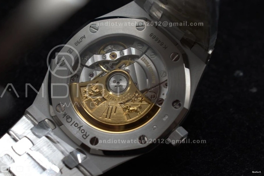 Unique Dial APSF 1:1 1031 Clone Oak SA3120 37mm Grey Bracelet Super Best 15454 SS Royal Frosted on SS Edition Textured 0706